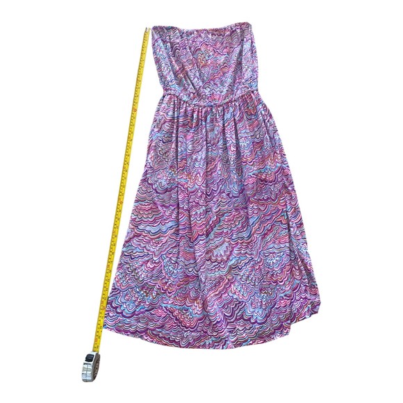 Vintage Perfection Fit By Roxanne Womens Strapless Pool Swim Dress Size Medium - Picture 8 of 16